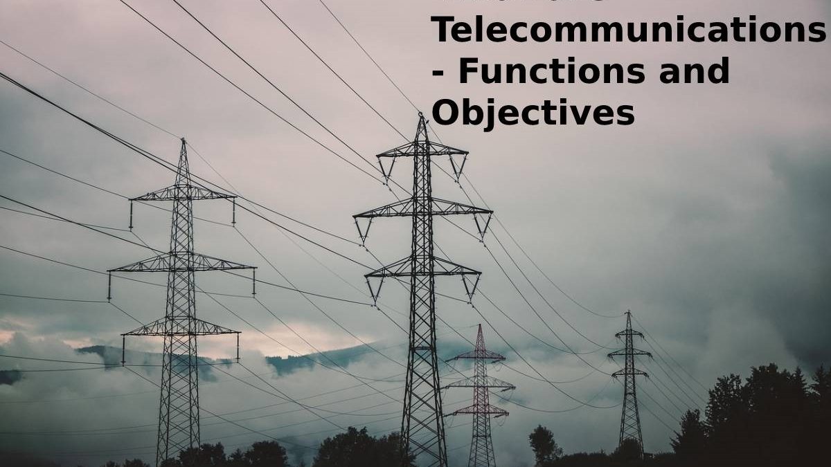 Telecommunications Meaning